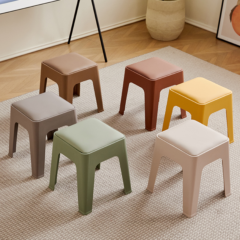 Compact Soft-Top Stackable Stool