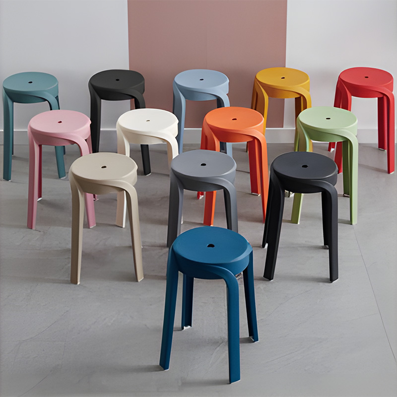Compact Stackable Plastic Chair