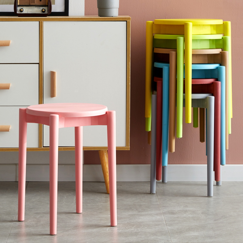 Sleek Stackable Plastic Chair