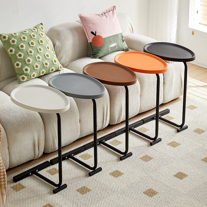 Sofa-Side C-Shaped Snack Table