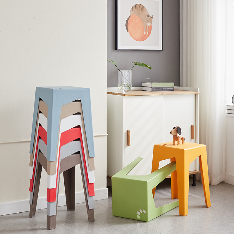 Versatile Stackable Dual-Size Plastic Chair